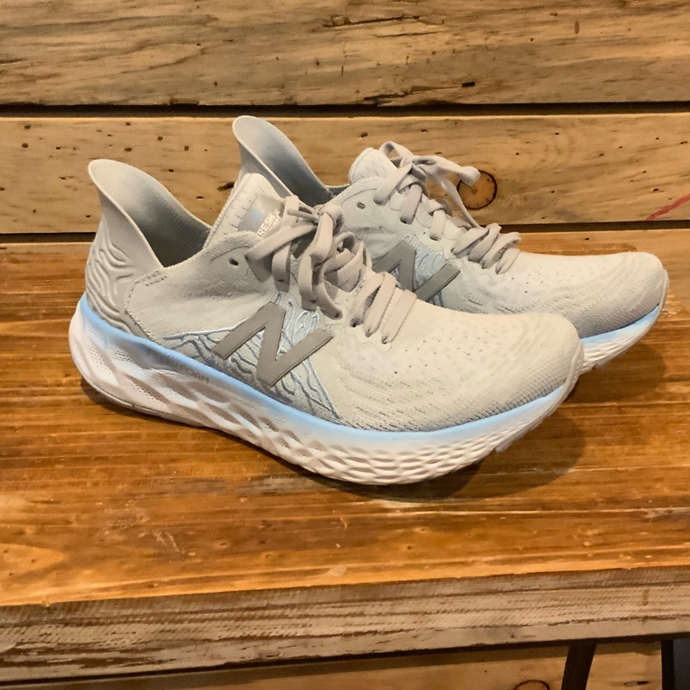 New Balance Gray and White Women's Sneakers